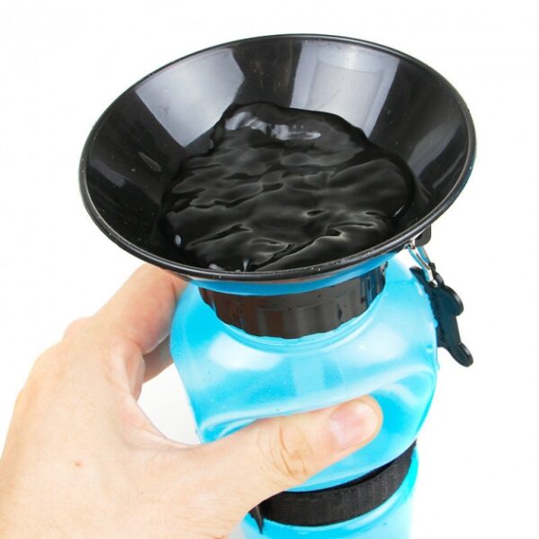 Botilito Bebedero Portátil Agua Para Perros y gatos Aqua Dog Color Azul