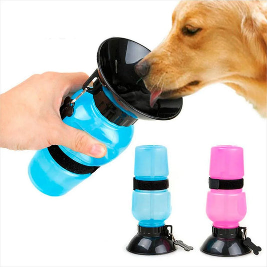 Botilito Bebedero Portátil Agua Para Perros y gatos Aqua Dog Color Azul