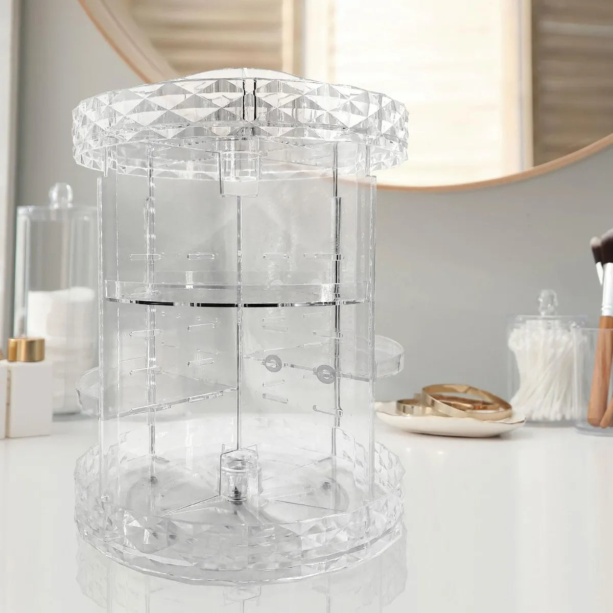 Organizador De Maquillaje Cosmeticos Rotación De 360 Grados
